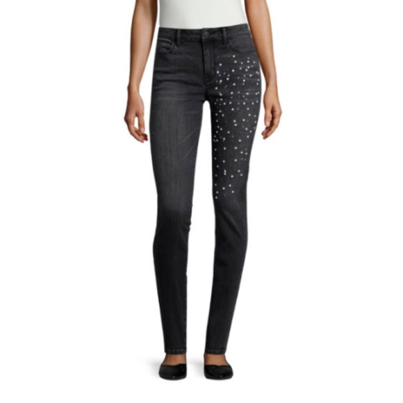 a.n.a Pants - Embellished Jegging Shadow